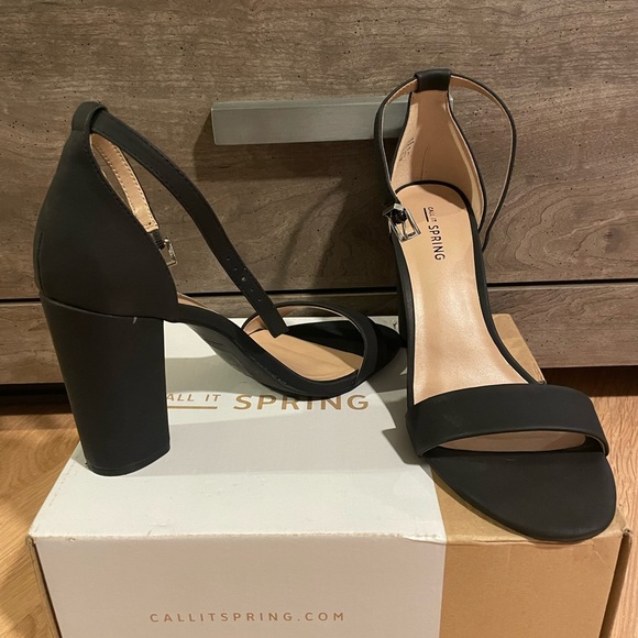 Call It Spring Block Heels - Picture 1 of 3